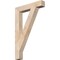 Ekena Millwork Traditional Block Smooth Bracket, Douglas Fir, 3 1/2"W x 22"D x 34"H BKT04X22X34TRA05SDF - alternate 1